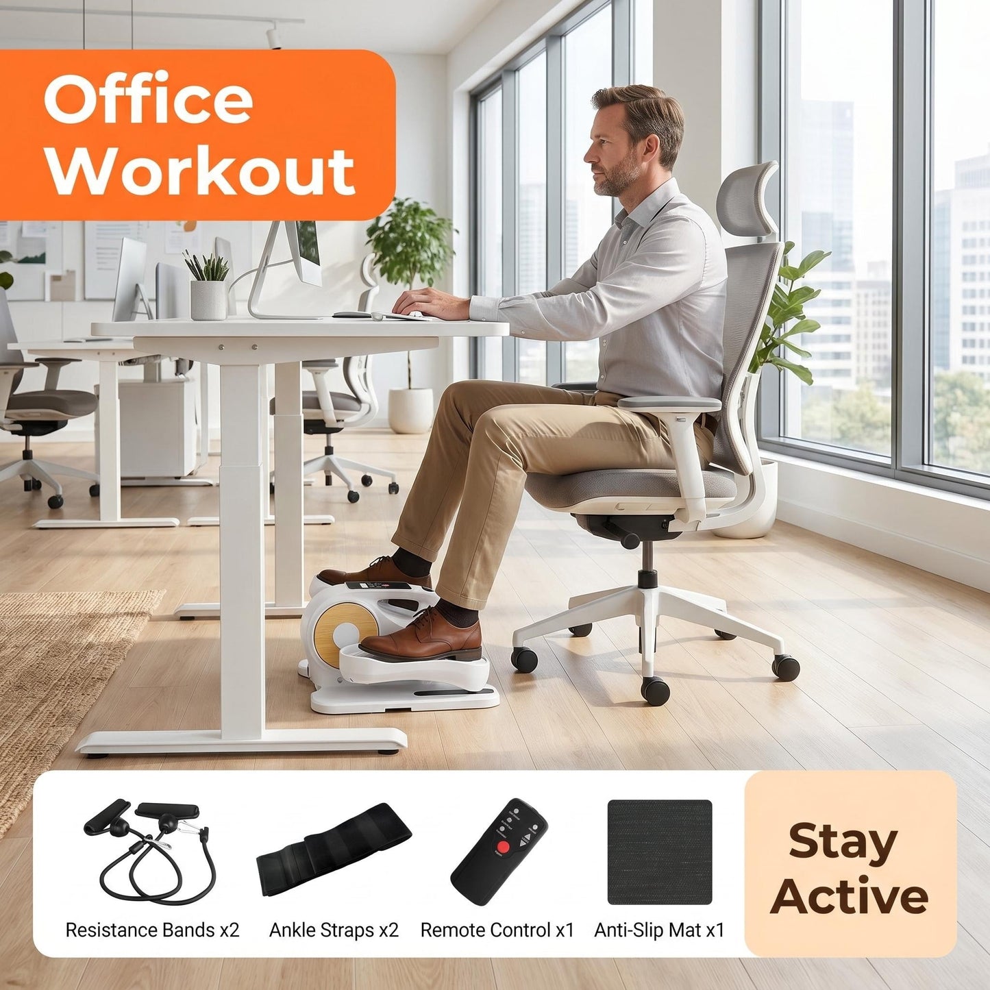 Motorized Foot & Leg Exercise Machine